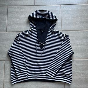 J.Crew Hooded Cropped Sweater